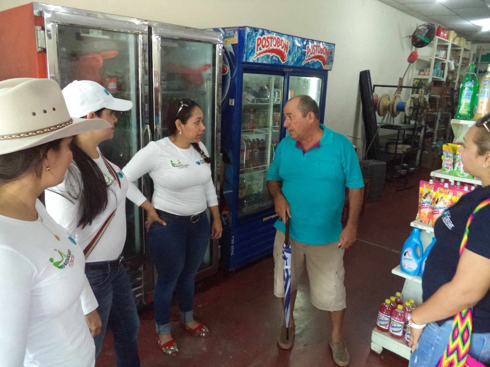 Visita a cliente de cr&eacute;dito empresarial